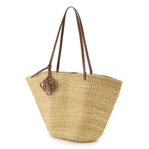 Loewe Basket Bag Raffia Beige